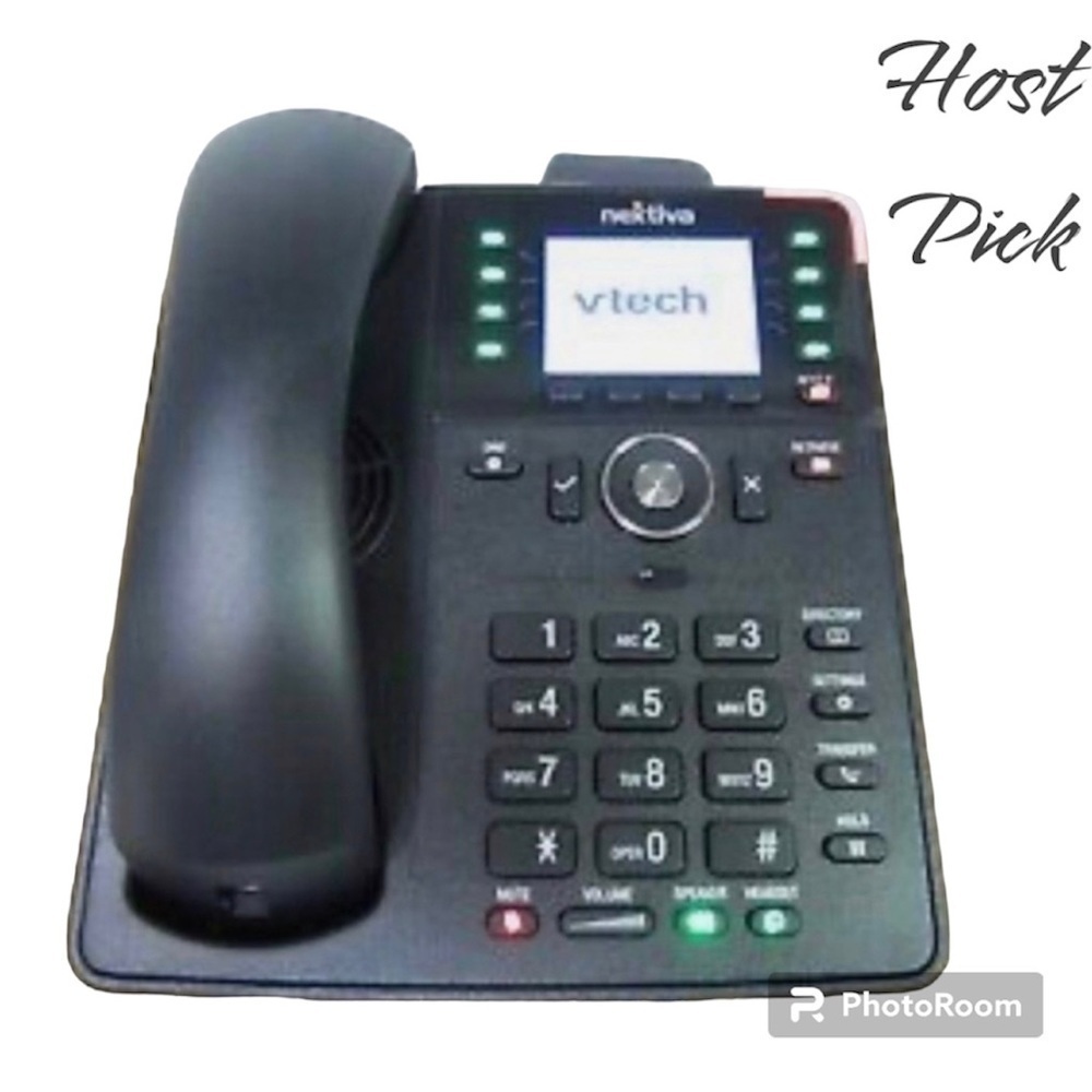 NIB Nextiva X-835 SIP Color Deskset Phone 12 Lines VOIP USB Ethernet